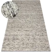 Rugsx NEPAL 2100 naturlig grå tæppe - uldent, dobbeltsidet 160x220 cm