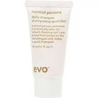 Evo Normal Persons Daily Care Shampoo - Dybt renser fjerner produktopbygning og styrker alle hårtyper - Rejsestørrelse 30ml / 1.01fl.oz