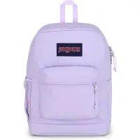 JanSport Cross Town Plus Rygs?k - Stort hovedrum Side Vandflaske Lomme 15 -tommer polstret b?rbar ?rme - Pastel Lilac