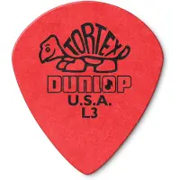 Dunlop 472RL3 0,50 mm tartex Jazz Red - Pack of 36