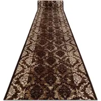 Rugsx Gummibelægning 100 cm ROMANCE brun 100x170 cm