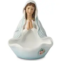 Melitt Virgin Mary Sculpture Statue Storage Ornaments Home Altar Statue Catholic Religious Saint Home Decor Multicolor