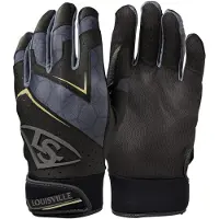 Louisville Slugger 2.0 Batting Gloves til Voksne - Sort, Large