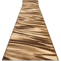 Rugsx Fortovet KARMEL FRYZ - ARABICA brun 70 cm 70x250 cm