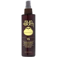 Sun Bum Solbum SPF 15 Fugtgivende garvningsolie | Vegansk og Hawaii 104 Reef Act Compliant (Octinoxate & Oxybenzone Free) Broad Spectrum Moisturizing UVA