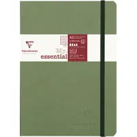Clairefontaine - Ref 793463C - Age Bag Thread -Bound Notebook (192 sider) - A5 Størrelse Forete afgørelser 90 gsm Børstet Vellum Paper Elastisk l
