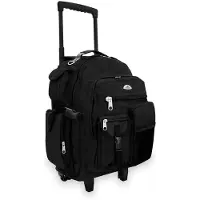 Everest Deluxe Wheeled rygs?k sort en st?rrelse