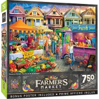 Masterpieces 750 Piece Jigsaw Puzzle for Adults Family eller Youth - Weekend Market - 18 " X24 "
