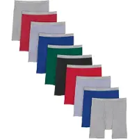 Hanes herre-boksertrusser med ComfortFlex linning 10-pack m Assorteret
