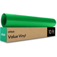 Cricut Value Permanent Vinyl Matte Green (12in x 10ft rulle)