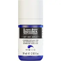 LIQUITEX Professional Soft Body Acryl Maling 59 ml (2-oz) Flaske Ultramarine Blue (Green Shade)