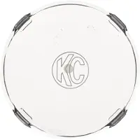 KC Hilites 7207 6 " Clear Acryl Light Cover - S?t p? 2