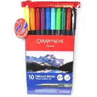 Baba De Caracol Caran dAche Fibralo b?rstepenne med fiberspids S?t med 10 stk