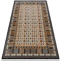 Rugsx Tæppe KESHAN Ramme itämainen 6428/53551 beige / marineblå blå 300x380 cm