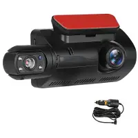 Semoic Dual Dash Cam Front and Inside 1440P+1080P Car Black Box Dash Camera 3 Inch IPS Camera Recorder Night Vision