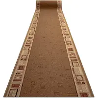 Rugsx Gummibelægning JENA beige 80cm 80x400 cm