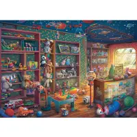 Ravensburger Forladte Steder: Slidte Legetøjsbutik 1000 Brikker Puslespil til Voksne - 17508