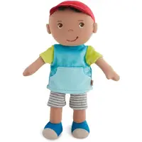 Haba Snug Up Gabriel - 10" bl?d dukke, der kan maskinvaskes babydrengedukke - perfekt lun f?rste bl?de plysfigur til sm?b?rn i 6 m?neder og opef
