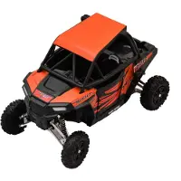 Newray Polaris RZR XP 1000 cykel ATV Dirt Rider 1/18 skala pr?bygget model k?ret?j orange