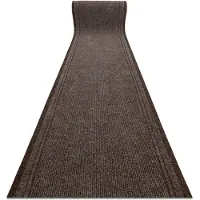 Rugsx VISKER Gummibelægning MALAGA brun 7058 100 cm 100x850 cm