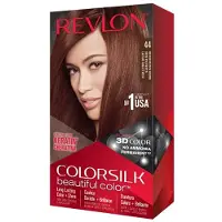 Revlon Coloursilk Smuk farve Permanent h?rfarve med keratin 100% gr? d?kning Ammoniak gratis 44 medium r?dbrun