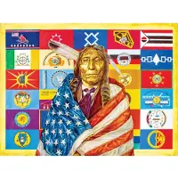 Sunsout Inc - Flag af vores f?dre - 1000 PC Jigsaw -puslespil af kunstner: David Behrens - F?rdig st?rrelse 20 " X 27 " - MPN# 40085