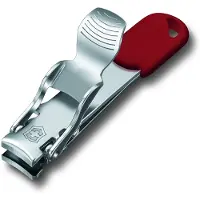 Victorinox Unisex Nail Clipper SS Red Lanyard Hole Blisternail Clipper SS Red Lanyard Hole Blister SS Red Standard