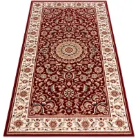Rugsx Tæppe NAIN Rosette, ramme 7176/51066 rødbrun 160x230 cm