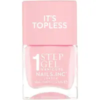 Nails Inc It's Topless Gel Neglelak 4-i-1 Base Coat Behandling Farve & Top Coat Langvarig St?rk Sp?nfri Negle Blank Salon Kvalitet Manicure Derhj