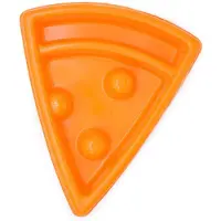 ZippyPaws - Happy Bowl - Slow Feeder Hundesk?l - Op til 10x langsommere spisning - T?ler opvaskemaskine skridsikkert - Pizza