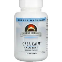 Source naturals Serene Science GABA Calm Orange, 120 Lozenges