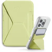 MOFT Magnetic Wallet Stand kompatibel med iPhone 16/15/14/13/12 Series Angle Justering & MagSafe kompatible Movas Telefonstand Soft Avocado