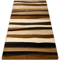 Rugsx Tæppe ROYAL 5374 Bølger - beige / brun 250x350 cm