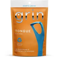 Grin tunge renere 32 tælling engangs tunge renere hygiejnisk skraber genanvendt plastik ren tunge fremme frisk åndedrag inkluderer sikker foldeba