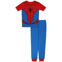 Marvel Boys' Spider-Man 2-dele Snug-Fit pyjamass?t i bomuld SPIDER COSTUME 4