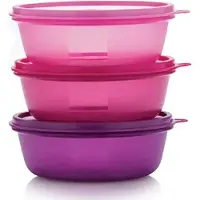 Tupperware resterende skål Sæt opbevaringsfødevarer (600 ml x 3pcs)