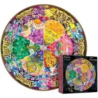 Antelope Audio Antelope - 1000 stykker mandala puslespil til voksne perle mandala jigsaw puslespil 1000 stykker 1000 stykker runde puslespil sommerfugl puslespi
