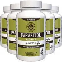 IncHealth GmbH Parazitol - 300 kapsler (5-pak) - Schweizisk formel - 22 vitaminer & mineraler - Professionel størrelse