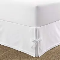 Laura Ashley Home - Hj?rne bundet skr?ddersyet senget?js luksus sovev?relse indretning rynke & fade resistent (hvid konge)