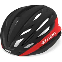 Giro Syntax MIPS Voksen Road Cycling Helmet - Matte sort/lys r?d medium (55-59 cm)