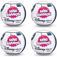 5 Surprise Mini Brands Disney Store Exclusive Series 1 Capsule Collectibles (4 kapsler)