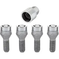 McGard 4 PK WHL LK ST CHR 12X1,5