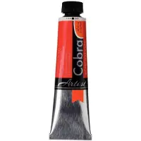 Cobra Artist vandblandbar oliefarve rør Cadmium Red Medium 314