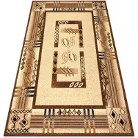 Rugsx Tæppe BCF Morad JAŚ klassisk - beige 60x110 cm