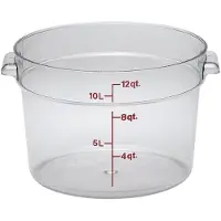 Cambro Camwear Polycarbonat Square Food Opbevaringsbeholder 12 Quart