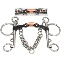 Shires Dobbeltleddet Sweet Iron Pelham (6")
