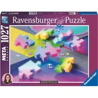 Ravensburger Gradient Cascade 1000-brikkers puslespil til voksne (17498) - Hvert stykke er unikt, Softclick-låsesystem