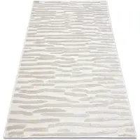Rugsx Tæppe SANTO OVERRASKNING SISAL 58394 Bølger beige 140x190 cm