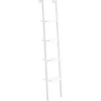 SoBuy smalt skrivebord med skuffer FRG15-W