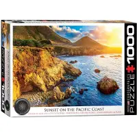 Eurographics Eurografik solnedgang p? Pacific Jigsaw-puslespillet (1000-stykke)